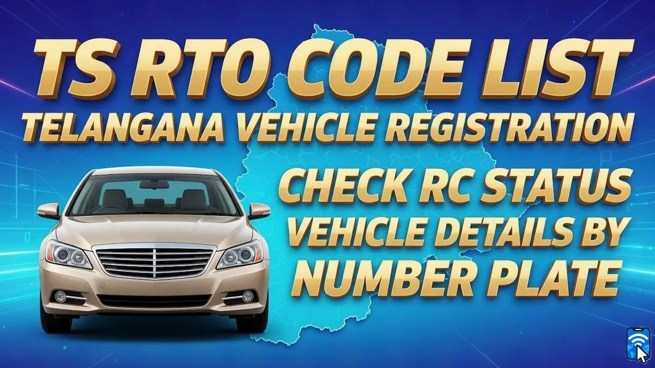 Telangana (TS) Vehicle Registration RTO Code