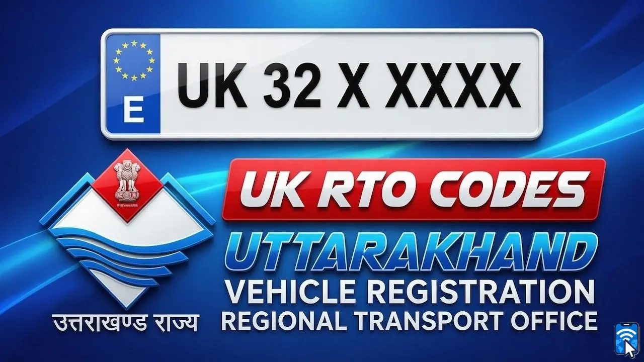Uttarakhand UK RTO Codes List