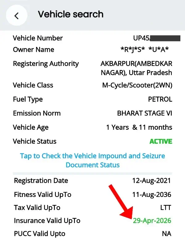 Check Insurance Policy Number By Vehicle Number Check Insurance Policy Number By Vehicle Number