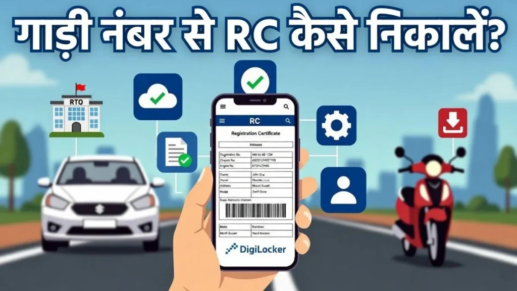 गाड़ी नंबर से RC डाउनलोड करने की ऑनलाइन प्रक्रिया