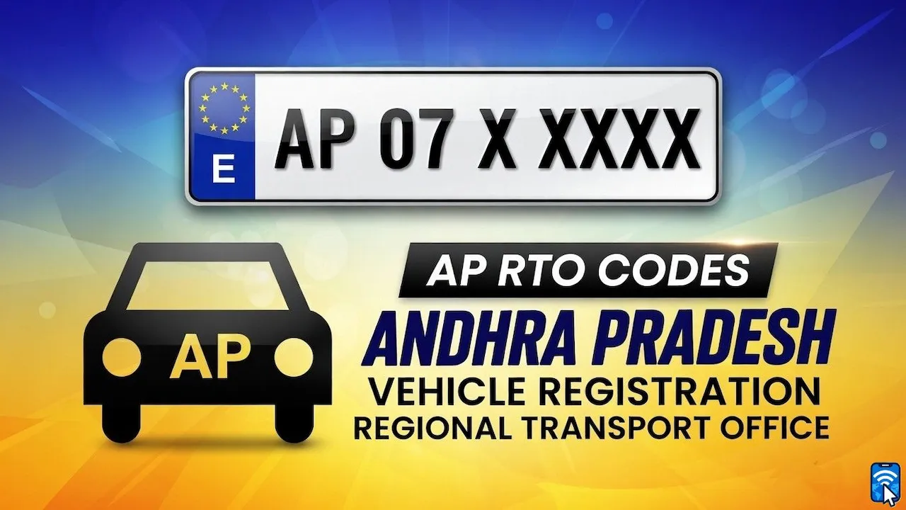 Andhra Pradesh (AP) Vehicle Registration RTO Codes List