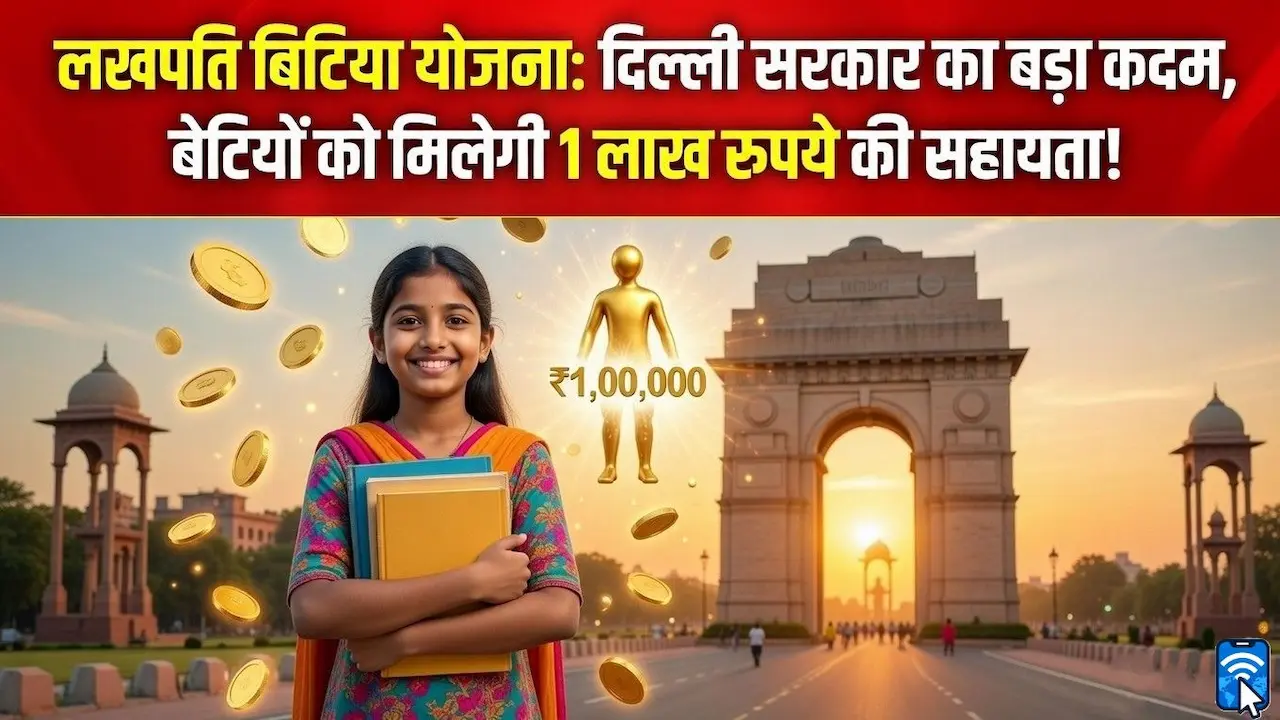 Delhi Lakhpati Bitiya Yojana: बेटियों को मिलेगी 1 लाख रुपये की सहायता