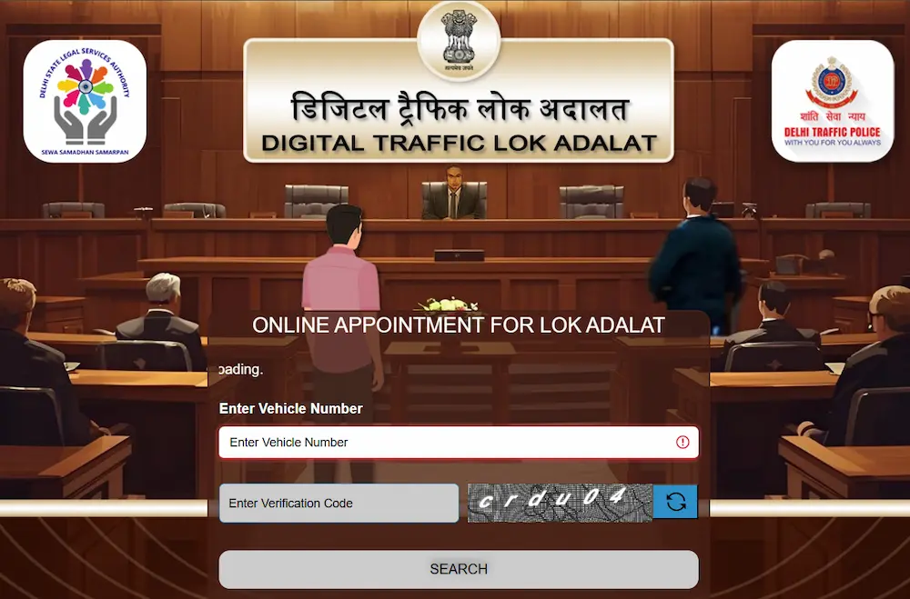 Online Appointment for Lok Adalat