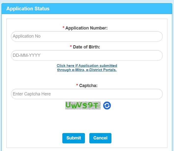 checking licence application status